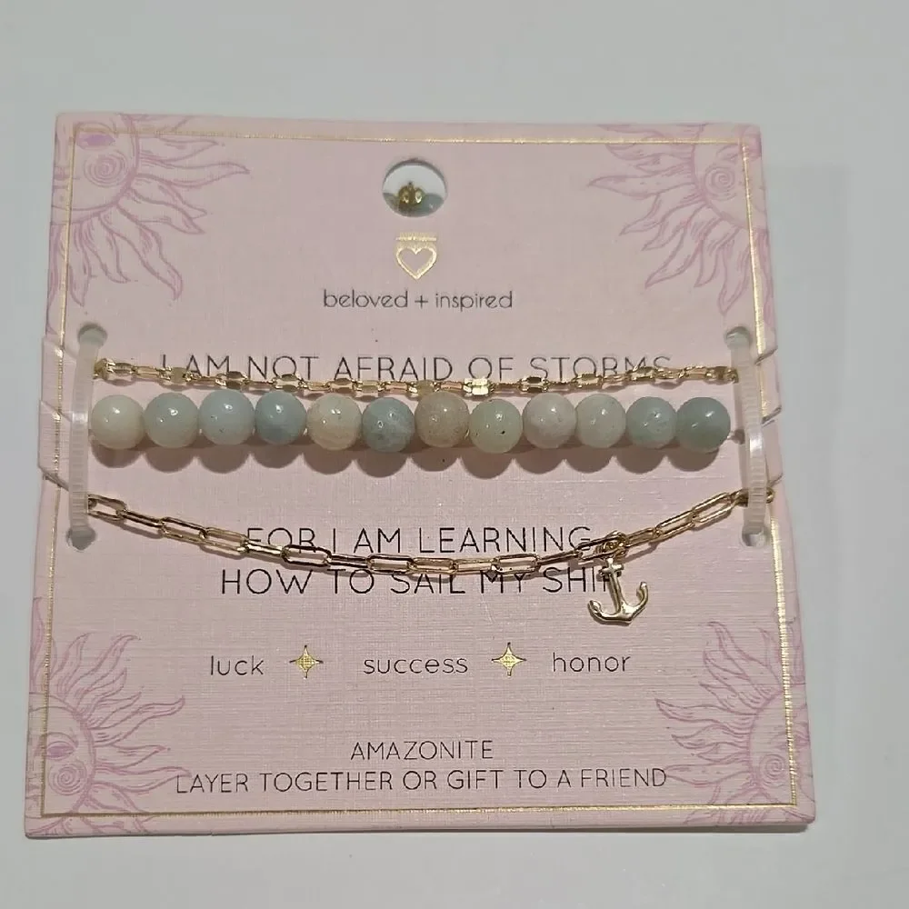 Amazonite Bracelet Set